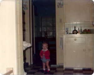 Me in my Granny's kitchen