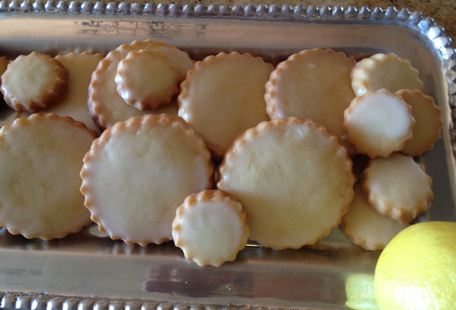 lemon shortbread cookies by laylah's lovin' oven
