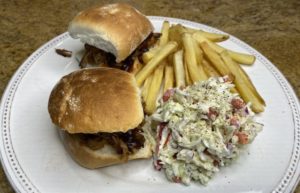 Pulled Pork Sandwiches with Coleslaw