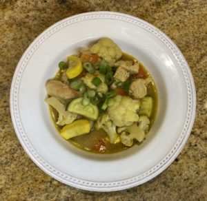 Whole 30 Day 30: Chicken Curry with Vegetables