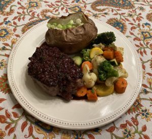 Fillet Mignon with Red Wine Pan Sauce