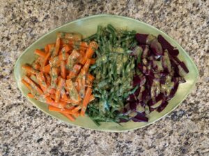 Marinated Vegetables with Mustard Dill Dressing